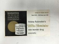 Vintage Helena Rubinstein Advertising Postcard Ultra Feminine Wonder Drug picture