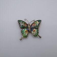 Vintage Multicolored BUTTERFLY Metal 3D Fridge Magnet Refrigerator picture