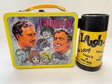 Vintage 1968 Rowan and Martin's Laugh In Metal Aladdin Lunchbox with Thermos picture