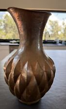 Vintage Hammered Copper Vase 11.5”x 7 Mexico - Gorgeous picture
