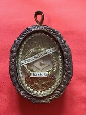 Antic reliquary relic San Francis of Assisi ex stola 1850th special from Italy picture