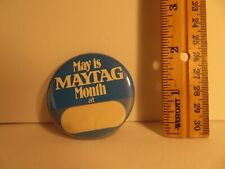 May is Maytag Month - Advertising Lapel Pin - Sales Promotion picture