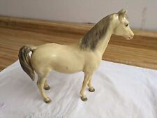 Vtg. Breyer horse figurine, glossy, cream/gray. picture