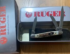 CASE RUGER STAG STOCKMAN KNIFE NEVER USED IN BOX #5327 SS   D9 picture