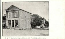 1907. CLAREMONT,NH. J & P MACNAB'S GENERAL STORE,POST OFFICE.  POSTCARD KK13 picture