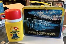 Vintage 1977-78 Metal Lunchbox Close Encounters of The Third Kind w/ Thermos picture