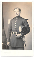 Beauvais 1860 Beauvais 2nd Empire Second Lieutenant Officer of the Battleships CDV Photo picture