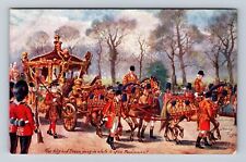 London-England, Opening Of Parliament, Antique, Vintage Souvenir Postcard picture