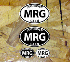 MRG MAD RIVER GLEN VT Vermont Oval Sticker Vinyl Stickers Car Bumper Decal 4 picture