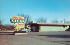 Oklahoma City Oklahoma Postcard Meadows Steak House  Route 66  About 1950s   E3* picture