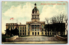 Lincoln NE-Nebraska, Nebraska State Capitol Building, Antique, Vintage Postcard picture