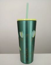 Starbucks Stainless Steel 16oz Tumbler - Green - Floral Cactus - NEW w/ Tags picture