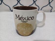 Starbucks Mexico Global City Icon Collector Coffee Mug Cup 2014 16 oz Mayan picture
