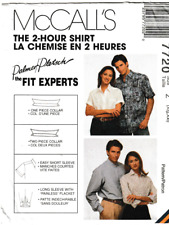 McCall's Pattern 7720; ©1995; Unisex 2-Hour Shirt; Size 42