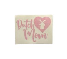 Dutch Bros Rare Mother’s Day Pink Windmill Heart Sticker Decal picture