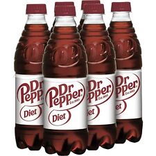 Diet Dr Pepper Soda Pack of 6 16.9oz Bottles Soft Drink Diet Dr Thunder Soda Pop picture