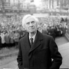 Bertrand Russell at a Ban the Bomb 1962 OLD PHOTO picture
