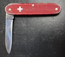 Vintage Victorinox Pioneer Solo Red Alox Stainless Steel Rostfrei/93mm/Old Cross picture