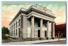 c1910s St. Mary's Catholic Church Exterior Charleston South Carolina SC Postcard picture