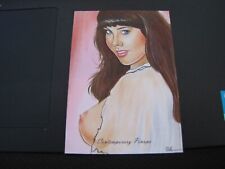Contemporary Pinup Sketch Card Shane McCormack 1/1 picture