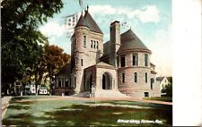 Postcard Millicent Library, Fairhaven, MA  posted 1905 119 years old antique picture