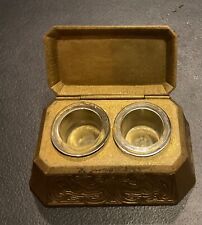 antique Tiffany Studios Chinese double inkwell, gold dore, #1763 c. 1910 picture