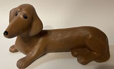 Dachshund Doggie Resin Figurine 8” Long picture