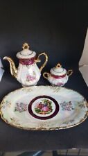 Vintage Royal Japan Brand Teapot, Sugar Bowl & Platter picture