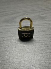 chanel vintage Lock Charm black and gold picture