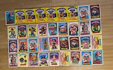 1986 Garbage Pail Kids 4th Series 30 Sharp Cards Lot W/ 6 Wrappers picture