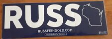 Russ Feingold Wisconsin (D) US Senator 1992-2010 bumper sticker picture
