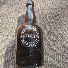 Vintage McAvoy's Brewing Co Blob Top Bottle  Chicago Il picture