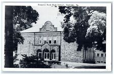 c1940 Exterior Council Rock High School Newtown Pennsylvania PA Vintage Postcard picture