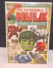Incredible Hulk King-Size Annual #5 / 2nd App Groot Kirby Cover (1976) FN Comic picture