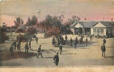 Hand-Colored Postcard; Aviary & Post Office Soldiers Home Pacific Branch CA 1907 picture