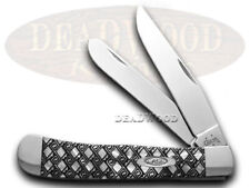 Case xx Trapper Knife Celtic Maze White Pearl Corelon 1/1000 Stainless Pocket picture