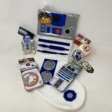 R2D2 BB8 Star Wars Christmas lot bundle 6 piece ornament giftcard tin stocking picture
