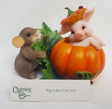 *SIGNED* Charming Tails: Pig-a-Boo, I See You - 85/115 - *Rare* Pristine picture