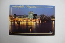 Railfans2 692) Postcard, Norfolk Virginia, Skyline, Office Buildings Reflections picture