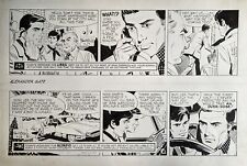 Original Art, ALEXANDER GATE, 2-Strips 1971; Extremely SCARCE, F. Bolle (A#1928) picture