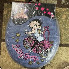 VTG Betty Boop Denim Toilet Seat Cover 1996 Ginsey Ind Made In The USA picture