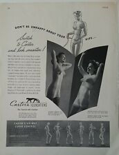 1941 women's Carter's girdle bra don't be unhappy about hips vintage ad picture