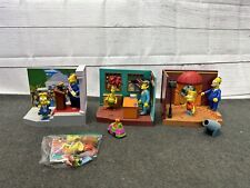 Lot Of 2000 SIMPSONS PLAYMATES TOWN SQUARE SPRINGFIELD School Krusty INTERACTIVE picture