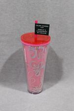 Starbucks Holiday 2023 Hot Pink With Silver Ribbon Color Change Venti Tumbler  picture