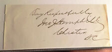 John James Hemphill SC Congressman 1883-1892 signed album page cut  picture