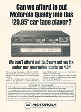 1975 Motorola Car Tape Player - Original Advertisement Print Ad J178 picture