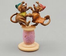 CINDERELLA  MUSICAL CASTLE PALACE PLAYSET Mice Jaq & Gus On Spool Figure Only picture