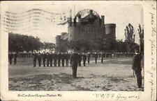 Madison Wisconsin WI Lower Campus Soldier Cadet Drill c1910 Vintage Postcard picture