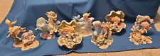 Vintage Mermaid Hamilton Collection Rainbow Reef Water Globe Set Of (7)  1998-99 picture