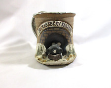 Handcrafted Huckleberry Railroad/ Crossroads Village Train Pottery Coffee Mug picture